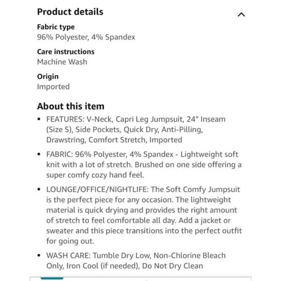 32 Degrees Jumpsuit NWOT - Picture 9 of 10